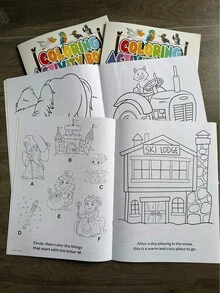 Animal Coloring Books, Cool Color Books, Picture Books To Enhance Cognitive Ability And Imagination - Multicolor - View 8