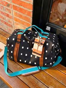 Multi-Carry Practical One Shoulder Travel Tote Bag, Large Capacity, Suitable For Weekend Trips, Fitness, Short-Distance Business Trips - Multicolor - View 13
