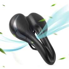 1pc Hollow Gradient 3D Cycling Saddle, Comfortable Road/Mountain Bike Seat, Suitable For Road/Mountain Bike Riding Equipment - Multicolor - View 6