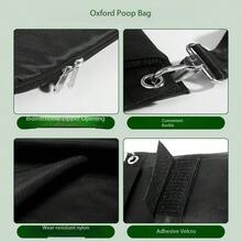 Waterproof Horse Manure Bag, Scenic Area Horse Manure Bag, Horse Manure Storage Bag, Washable City/Scenic Area Horse Manure Bag, Horse Manure Storage Bag - Black - View 9