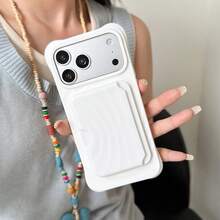 Summer Colorful Magnetic Phone Card Holder, Reusable Back Card Pouch, Holds 3-4 Cards - Multicolor - View 7