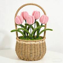 163Pcs DIY Pipe Cleaner Flower Kit Great Gift For Valentine's Day, Mother's Day & Graduation High Flexibility, Shape Stably Without Rebound All-Inclusive Craft Supplies, Ready To Craft 150 Two-Tone Chenille Stems + Floral Wires + Floral Tape - 163pcs - View 7