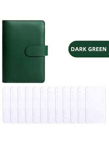 1 Set Kantong Binder Kulit PU A6, Amplop Uang Transparan dengan Resleting 6 Ring, Organizer Dokumen & Pensil PVC Tahan Air untuk Penggunaan Kantor Sehari-hari, Kantong Buku Catatan, Buku Catatan Hemat - MultiWarna - View 19