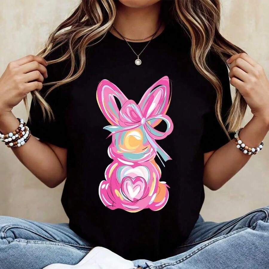 Women T-Shirts - Black - View 1