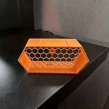 1pc Hexagonal Toy Car Storage Organizer, Stackable Multi-Compartment Space-Saving Design, Modular Honeycomb Wall-Mounted Display Rack, PLA Material, Suitable For Alloy Model Cars, RC Car Collection, Model Room Desktop/Shelf Display Box - Multicolor - View 15