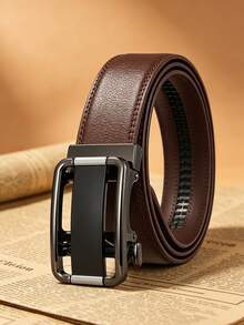 Men's Formal Automatic Buckle Belt, High-End Business Belt, Durable Fashion Accessories, Paired With Pants And Daily Casual Jeans - Multicolor - View 10