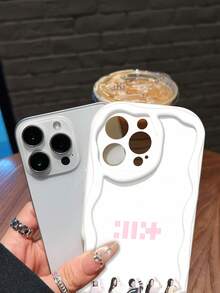Tema de baile pastel de chicas Kpopfunda de teléfono Fundas compatibles con ,Apple,VIVO,OPPO,,, y Honor.Fabricadas en silicona TPU,ofrecen protección contra golpes y caídas. - Blanco - Ver 3