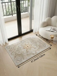 Hellfarbener Teppich im Boho-Stil für Wohnzimmer, große Größe, weich, geeignet für Küche, Esszimmer, Schlafzimmer, Innen-/Außenbereich, Büro, Lobby, rutschfeste Fußmatte, Flur, Arbeitszimmer, Feiertags-Dekoteppich - Verschiedenfarbig - Übersicht 15