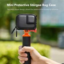 Insta360 Ace Pro 2 配件，PU 便攜迷你收納包，鏡頭螢幕保護貼 (6 入裝) 適用於 Insta360 Ace Pro 2，橡膠鏡頭蓋保護套適用於 Insta360 行動攝影機 - 查看 5