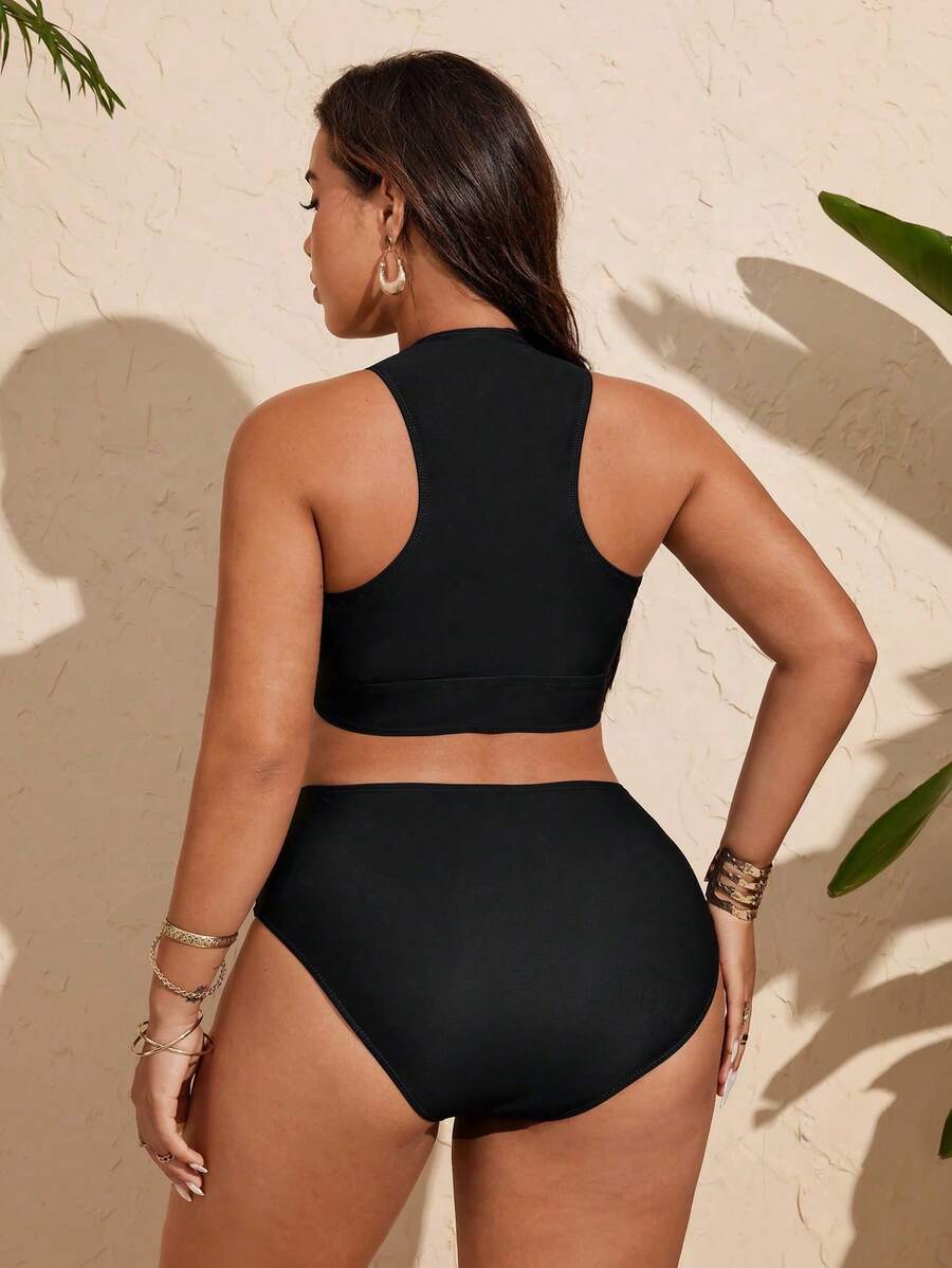 Women Plus Size Sports Dresses - Orange - View 1