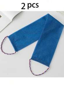 1pc Long Mesh Exfoliating Bath Sponge Set, Double-Sided Design, Gentle And Coarse Exfoliation, Efficient Body Scrubbing, Shower Back Brush, Premium Mesh Fabric, Convenient Hanging Strap Towel, Loofah Bath Sponge, Body Sponge, Smooth Skin - Multicolor - View 17