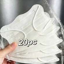 20-Pack Individually Wrapped Three-Layer Full Protection Unisex Masks, Suitable For Daily Outings, Shopping, And Other Public Places - A - View 7