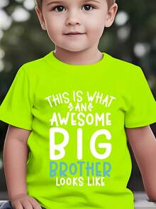 Camiseta de manga corta para niño con estampado de letras, ideal para uso casual al aire libre, modelo NY-DX5372 - Azul - Ver 7