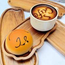1pc Multifunctional Wooden Tray, Cheese Board, Dessert And Steak Plate, Japanese Style Tray, Suitable For Home, Cafe, Restaurant And Holiday Party - View 4