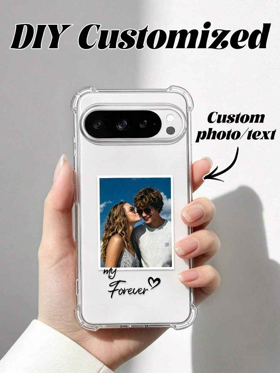 1件個性化客製圖片透明保護殼手機殼,適用 Pixel 10a/Pixel 9 Pro/9 Pro XL/9A/Pixel 8 Pro/7 Pro XL/6A/11a/11 Pro 系列、10 Pro/10a/10 Pro XL Android 機型,S26 S25U S24 A55/A56、Apple 18 Pro Max 18 17 Pro Max 16 Plus Premium 15 PM 14 13 12 11、Honor 系列 X5C/600 Pro/400 Lite,情侶手機殼,獨特客製化,送給男友的理想禮物 - 無色 - 查看 1