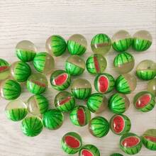 5/10/20/40pcs Watermelon Slice Bouncy Ball - Realistic 3.2cm Design, Solid Rubber For Desk Decor, Parties, Pet Play & Gacha Prizes - Multicolor - View 7