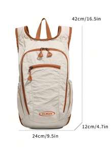 1 Piece Men's 60L Large Capacity Hiking Backpack Water Resistant For Outdoor Travel & Climbing - Multicolor - View 7