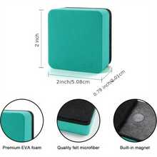Random Color Dry Erase Board Eraser, Suitable For Classroom, Home And Office Whiteboard Cleaning, School Bulk Cleaning Set, No More Staining Erasers (Random Color) - A - View 4