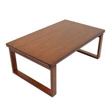 YUNRUX Folding Coffee Table, Low Tea Table With Folding Legs, Folding Tea Table For Sitting On The Floor - Khaki - View 7