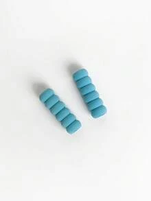 1 Paio di Forbici per Cuticole, Pennello per Pittura, Spazzola per Unghie, Copertura Protettiva Antiscivolo, Copertura per Manico Forbici per Cuticole Assorbente del Sudore Antiscivolo, Copertura Spugna per Pennello, Copertura Antiscivolo, Strumento Ausiliario per arte di unghie - Multicolore - Visualizzare 11