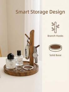 Vintage-Style Entryway Key Holder PP Material Unique Jewelry And Accessory Display Tray For Living Room Shoe Cabinet Foyer Designed Entryway Key Holder Hanging Tray Minimalist And Modern Home Aesthetics Vanity Desktop Home Organization - Multicolor - View 5