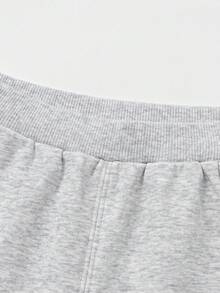 Balabala Young Boy Casual Pants 2026 New Autumn Soft Cotton Elastic Waist Boys Girls Sports Joggers Comfortable Daily Wear - Light Gray - View 4