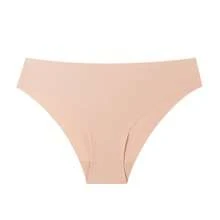 Braguitas mujer seda hielo sin costuras invisibles bajo transpirable multicolor europeo-americano - Negro - Ver 5