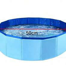 Reversible Stackable Thickened Pet Swimming Pool, Large Capacity Portable, Suitable For Indoor And Outdoor Use (Drain Hole Position Varies By Model, Image Shown For Reference Only) - Multicolor - View 15