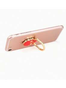 1 pieza Soporte de anillo para teléfono con diseño creativo de calavera de Halloween, rotación de 360 grados, aleación de zinc, soporte de anillo multifuncional, conveniente de usar y transportar. - Multicolor - Ver 13