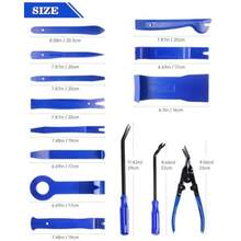 2026NEW19Pcs Trim Removal Tool, Car Panel Dashboard Door Audio Trim Removal Tool Kit, Auto Clip Pliers Fastener Remover Set, Plastic Pry Tool, Automotive Upholstery Removal Kit - Blue - View 4