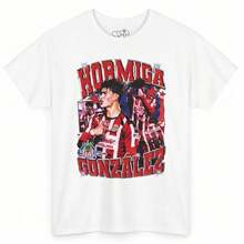Algodón PuroHormiga González Hormigol Vintage Retro Camiseta /  Guadalajara Fan Gift /  Fan Shirt / Hormiga González Camiseta / Chivahermano - Blanco - Ver 1