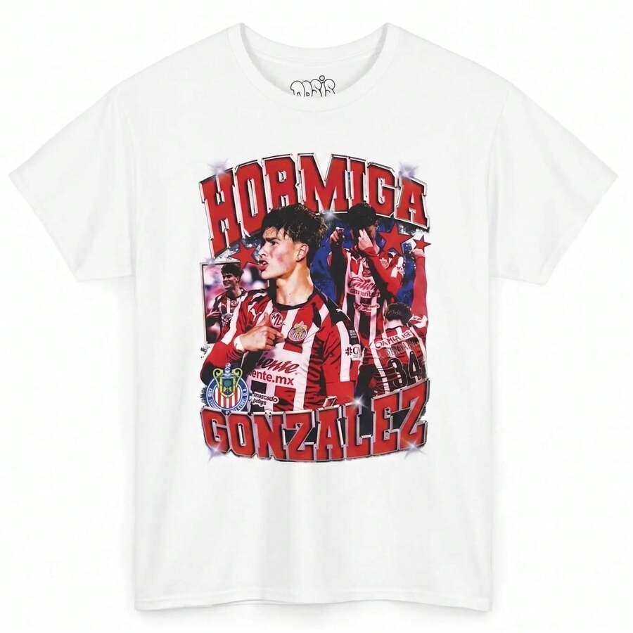 Algodón PuroHormiga González Hormigol Vintage Retro Camiseta / Guadalajara Fan Gift / Fan Shirt / Hormiga González Camiseta / Chivahermano - Blanco - Ver 1
