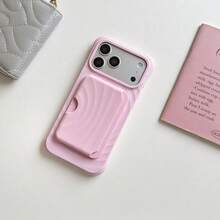 Summer Colorful Magnetic Phone Card Holder, Reusable Back Card Pouch, Holds 3-4 Cards - Multicolor - View 8