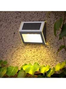 1pc LED Solar Outdoor Stair Light, Wall Light, Suitable For Outdoor Garden Fence Wall Stair - 888 - 查看 10