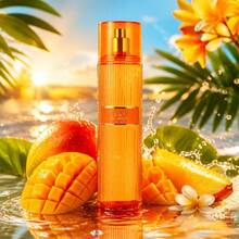 Wish 8.0 Fl Oz Women's Body Mist – Mango & Black Currant Pink Pepper – Orris Jasmine Lotus Patchouli Brown Sugar Vanilla – Designer Inspired Fruity Floral Scent – Refreshing Long Lasting For Party, Everyday Use – Ideal Gift For Girlfriend, Best Friend,Mom - Juicy Mango - 查看 5