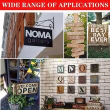 36pcs Reusable Letter And Number Stencils - Letter Art Craft Stencils - Sets - View 6