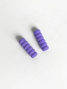 1 Paio di Forbici per Cuticole, Pennello per Pittura, Spazzola per Unghie, Copertura Protettiva Antiscivolo, Copertura per Manico Forbici per Cuticole Assorbente del Sudore Antiscivolo, Copertura Spugna per Pennello, Copertura Antiscivolo, Strumento Ausiliario per arte di unghie - Multicolore - Visualizzare 7