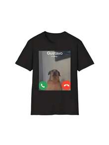 GustavoElDog It's Calling T-Shirt - 80% Cotton, Men's Loose Fit, Perfect Gift Idea For Easter, Halloween, Thanksgiving And More BCM1 - 黑色 - 查看 1