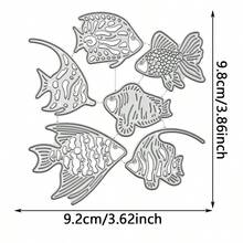 Deep Sea Fish Metal Cutting Dies, Suitable For DIY Scrapbooking Decoration Craft Die Cutting Embossing Card Making Template Scrapbook And Craft Photo Album Decoration Embossing - LG26-8103 - View 3