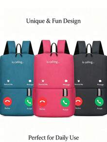 Schoolbag Laptop Bag Shoulder Bag Travel Bag Sports Bag College Bag School College Business Outdoor Hiking Camping Sports Casual Backpack - Multicolor - View 1