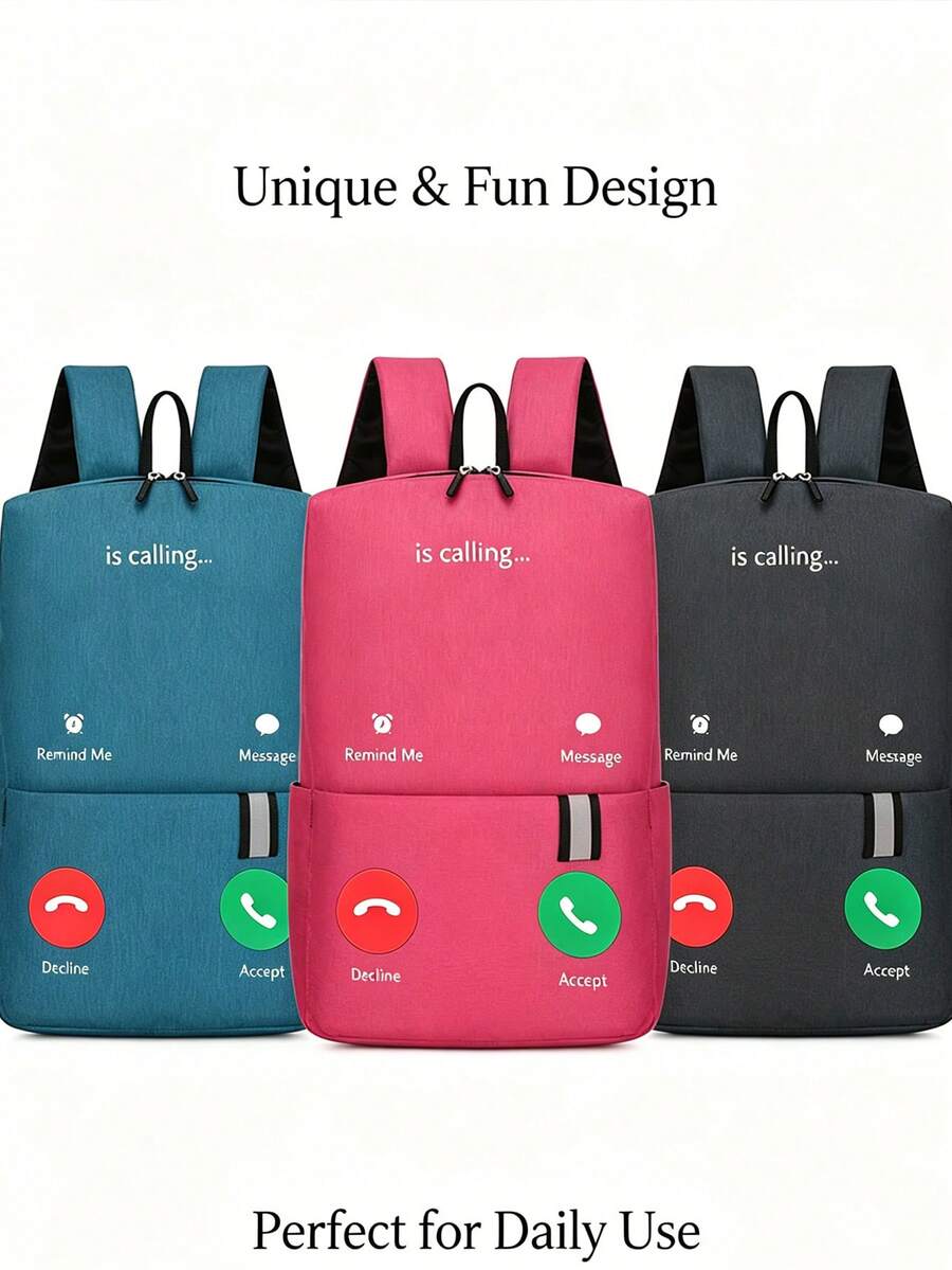 Schoolbag Laptop Bag Shoulder Bag Travel Bag Sports Bag College Bag School College Business Outdoor Hiking Camping Sports Casual Backpack - Multicolor - View 1