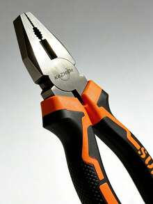1pc High-Quality Carbon Steel Pliers - Lever Pliers/Wire Cutter/Diagonal Pliers/Needle Nose Pliers, Multi-Function Wire Cutter, 6/8 Inch, Designed For Electricians, Craftsmen, Mechanics And Gardening Pruning - A - View 6