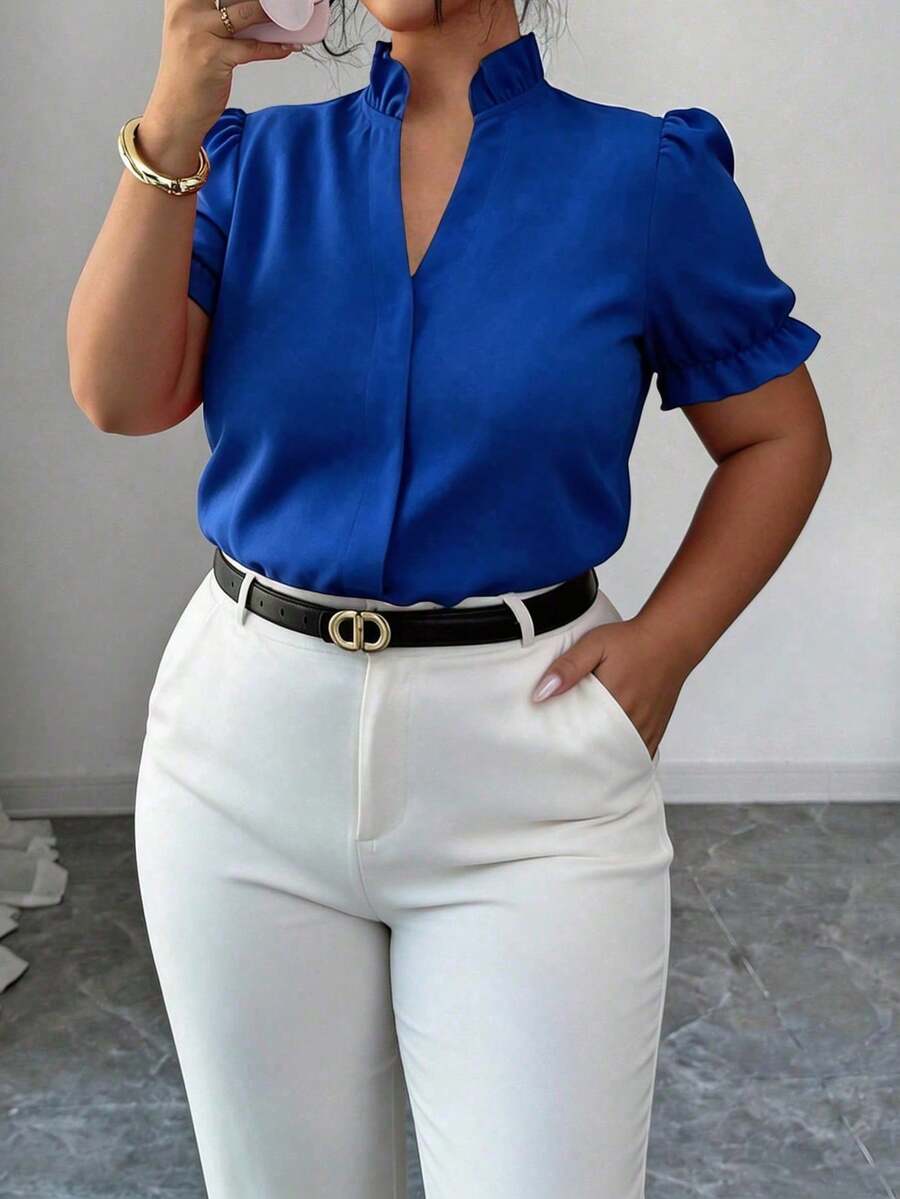 Women Blouses & Shirts - 皇家藍 - 查看 1