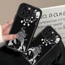 Dark Mythical Guardian Phone Case, Compatible With Apple, , , And Honor Phones. Made Of TPU, It Offers Protection Against Bumps And Drops. - Black - View 2