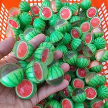 5/10/20/40pcs Watermelon Slice Bouncy Ball - Realistic 3.2cm Design, Solid Rubber For Desk Decor, Parties, Pet Play & Gacha Prizes - Multicolor - View 4