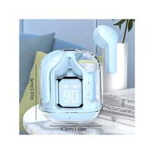 Original T2 透明無線藍牙耳機 HIFI 音質 藍牙 5.3 高品質無線耳機 適用於所有智慧型手機 - 查看 3