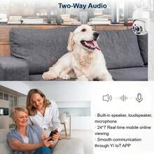 1080P HD Outdoor WiFi PTZ Security Camera, 2.4G Wireless Connection, 360° Panoramic Rotation, Human Tracking Motion Alarm, Two-Way Audio Intercom, Full Color Night Vision, Multi-User Family Sharing Remote Phone Viewing, Indoor Security Monitor - White - View 8