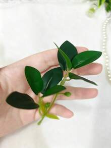 10/2pcs 12cm Mini Artificial Leaves Decoration, Suitable For Home New Year Decor, Outdoor Garden Wedding Bouquet, Living Room DIY Candy Box Wreath And Other Home Supplies, Artificial Flowers, Faux Plants, Autumn Decor, Room, Desk, Garden Decoration, Birthday Graduation Gift - Multicolor - View 7