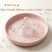1pc 60ml PP Material Baby Milk Bottle, Silicone Nipple, Boilable And Steam Sterilizable, Suitable For 0-3 Months Old Infants - Multicolor - View 3
