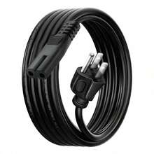 Cable Impresora De Corriente Alimentacion Pc Cpu Monitor - Negro - Ver 8